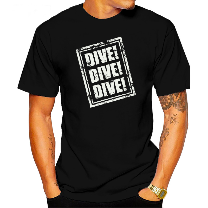 UTSD0040501, SCUBAPROMO, Dive Dive Dive, Baskılı Unisex Tişört