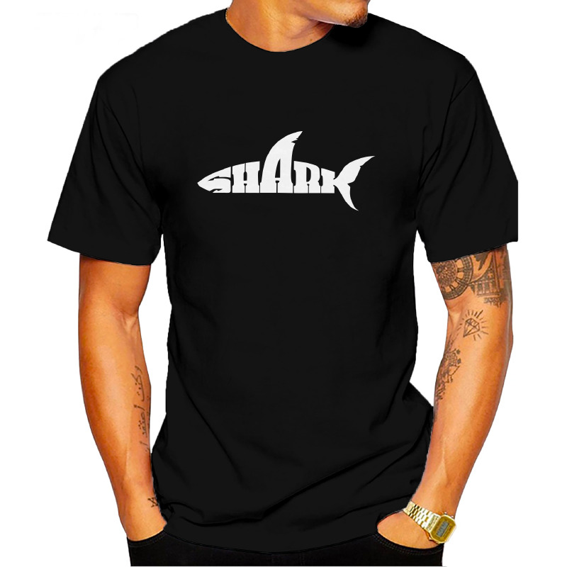 UTSD0041801, SCUBAPROMO, Black Shark, Baskılı Unisex Tişört