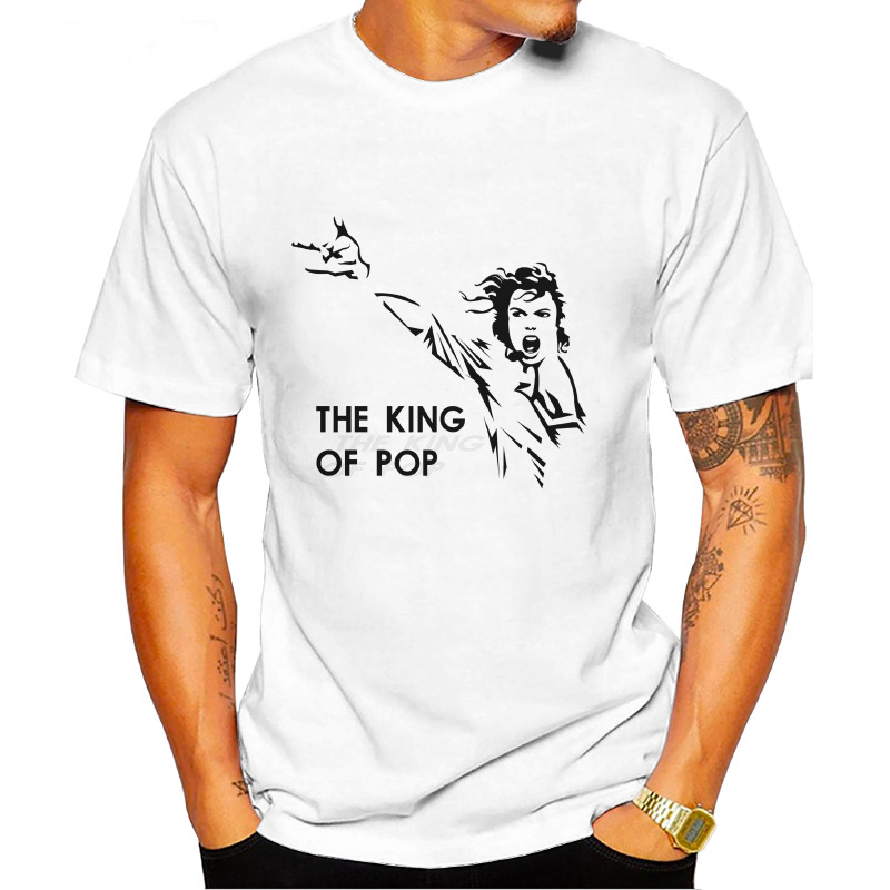 UTSY0062806, Scubapromo, The King Of Pop, Baskılı Unisex Tişört