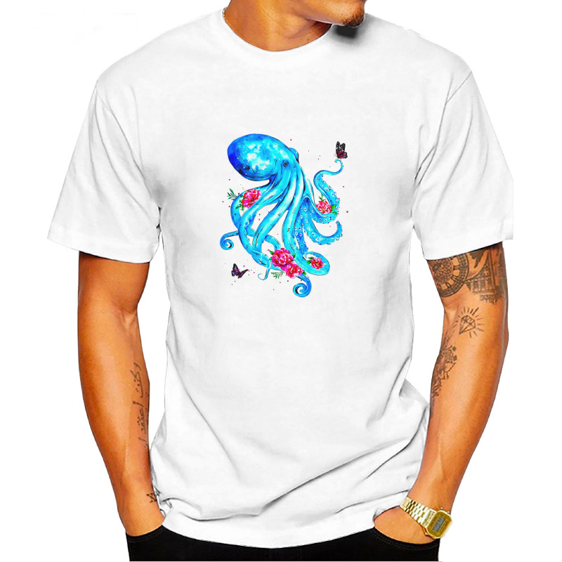 UTSD0009106, SCUBAPROMO, My Love Octopus, Baskılı Unisex Tişört