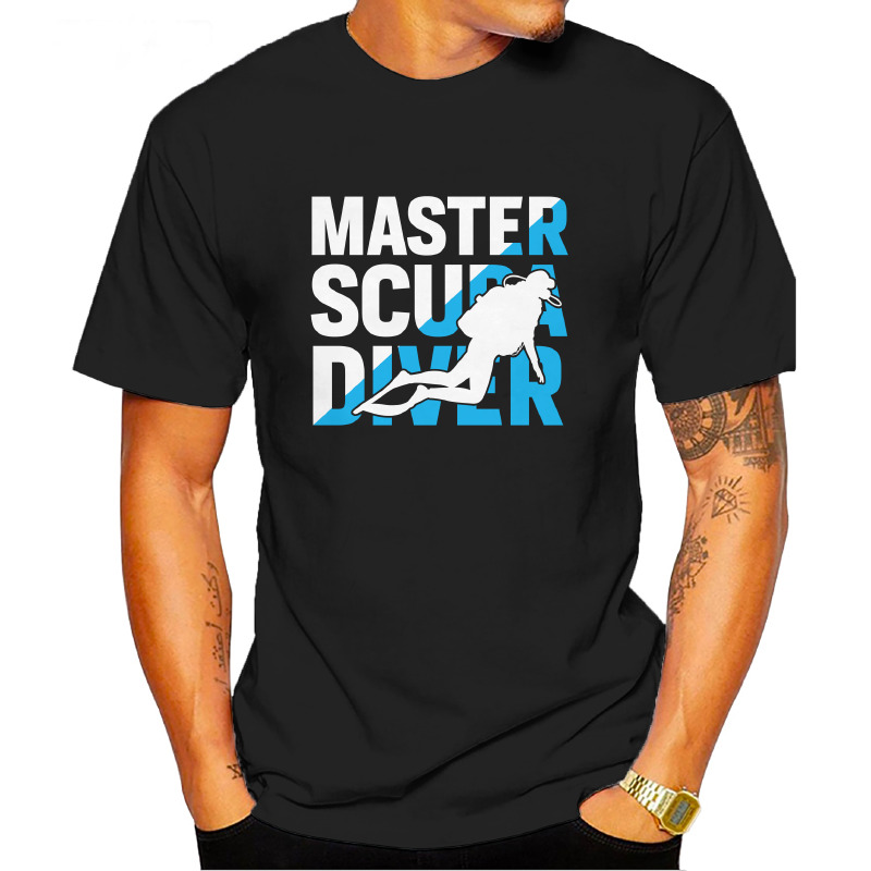 UTSD0057301, Scubapromo, Master Scuba Diver, Baskılı Unisex Tişört