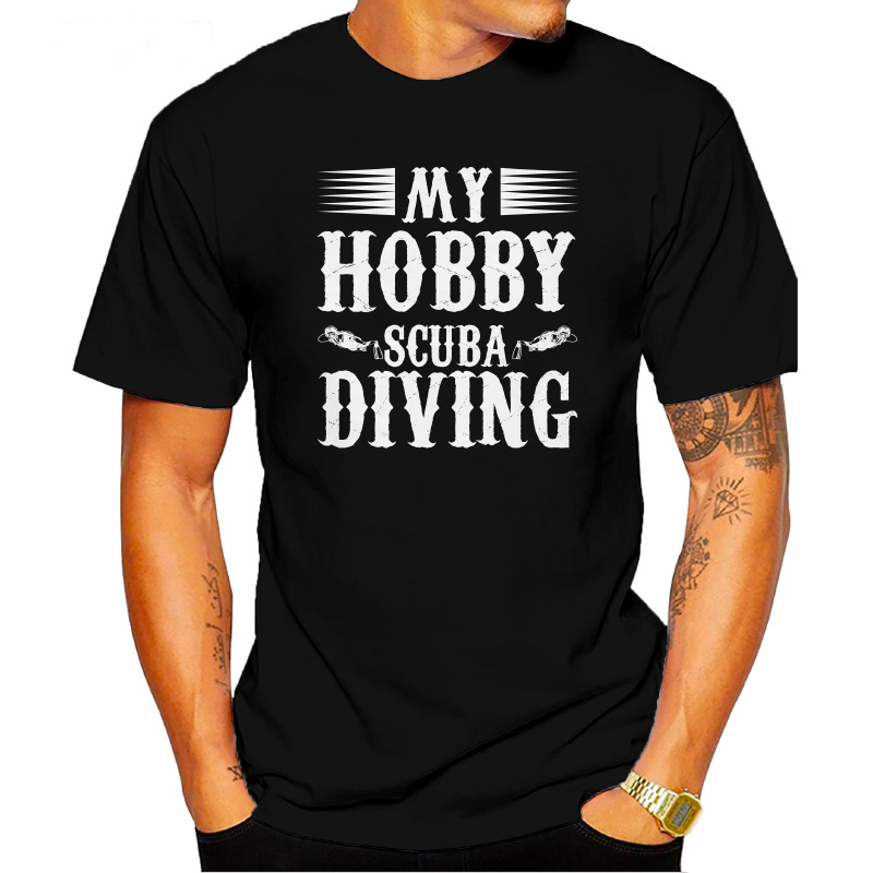 UTSD0057701, Scubapromo, My Hobby Scuba Diving, Baskılı Unisex Tişört