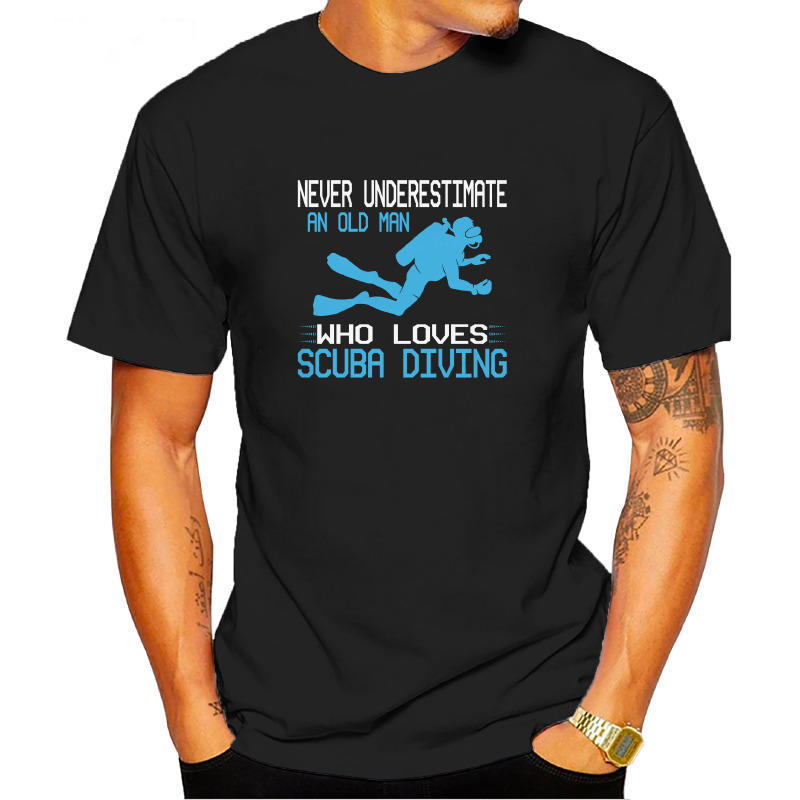 UTSD0057901, Scubapromo, Never Underestimemate, Baskılı Unisex Tişört