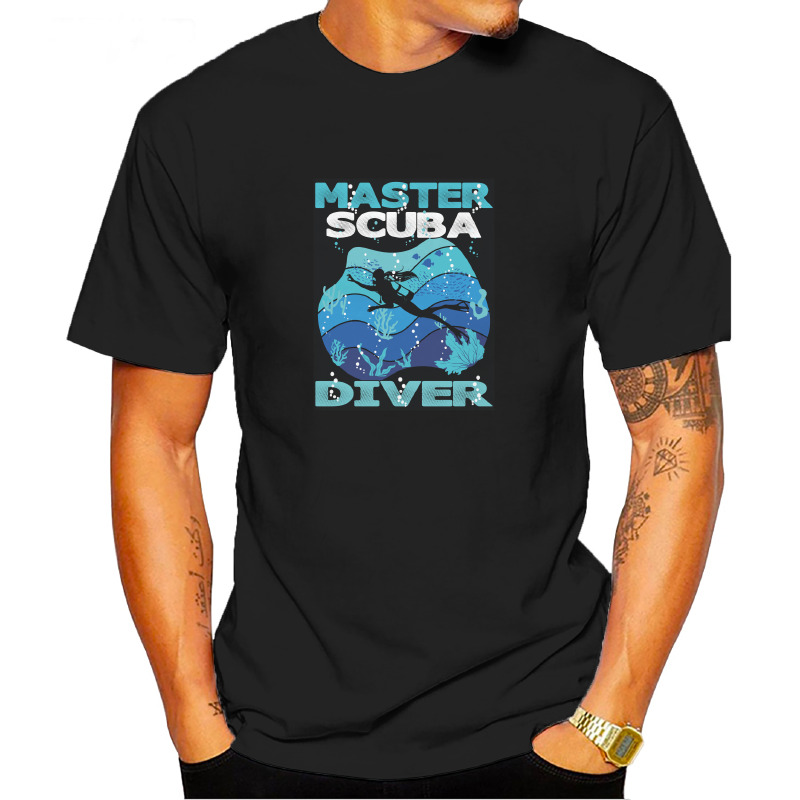 UTSD0062401, SCUBAPROMO, Master Scuba Diver Girl, Baskılı Unisex Tişört