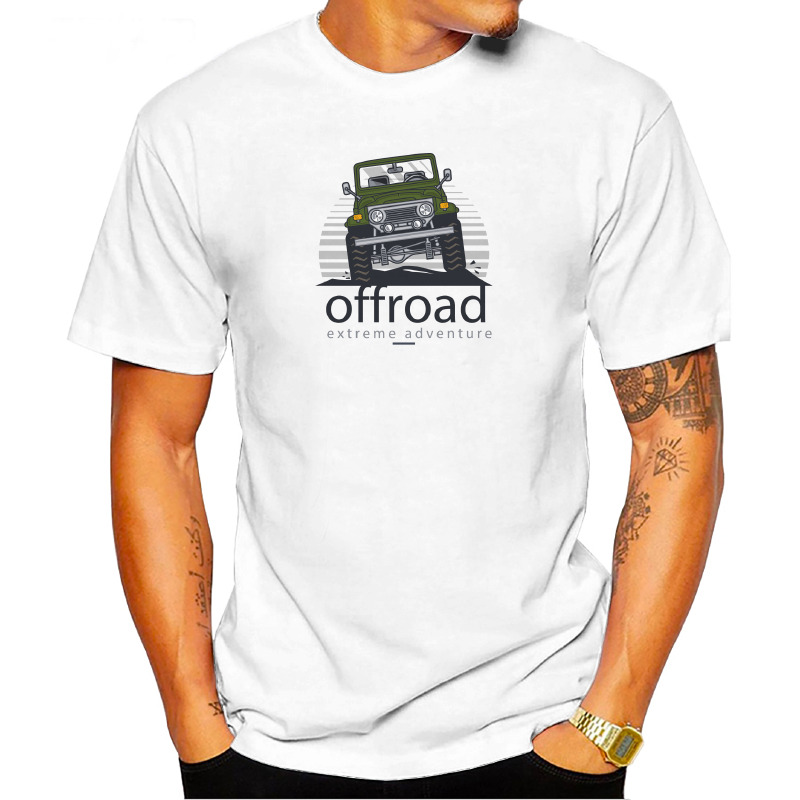UTSQ0003206, ORGANİCSE, Offroad Extreme Adventure, Baskılı Unisex Tişört