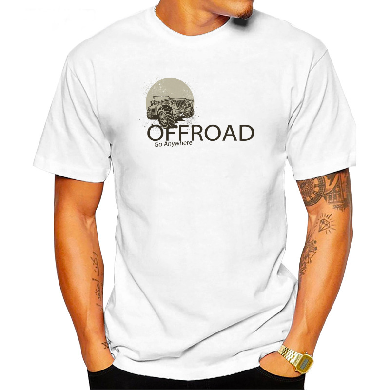 UTSQ0003306, ORGANİCSE, Offroad Go Anywhere, Baskılı Unisex Tişört