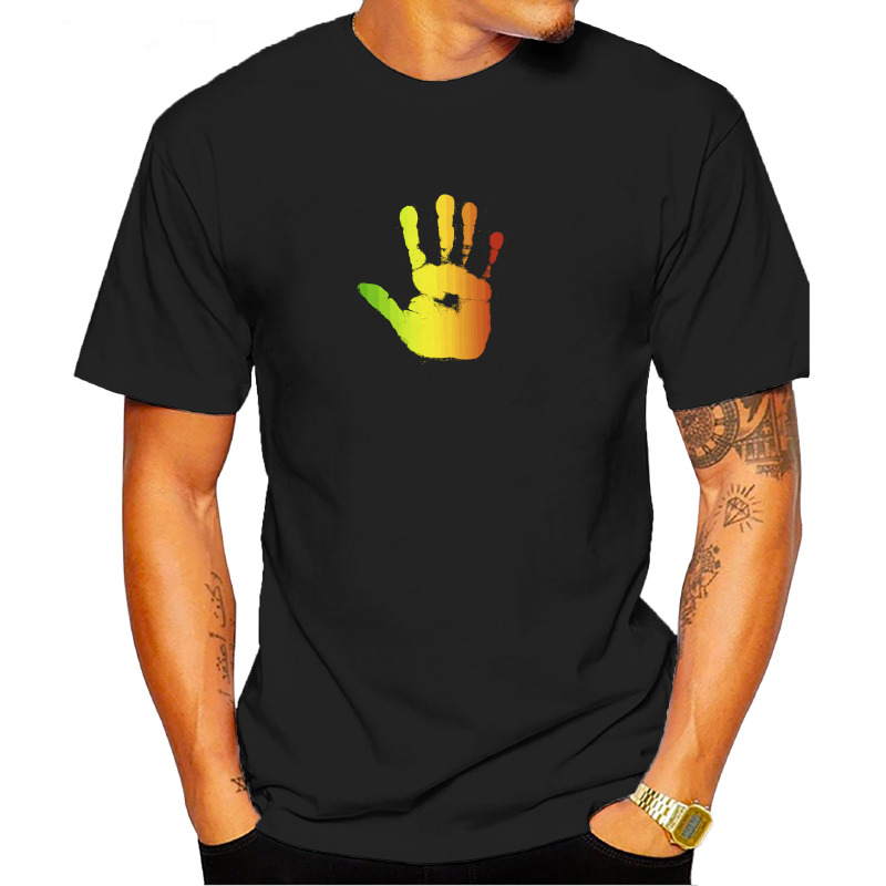 UTSY0108001, Scubapromo, Bob Marley Hand, Baskılı Unisex Tişört
