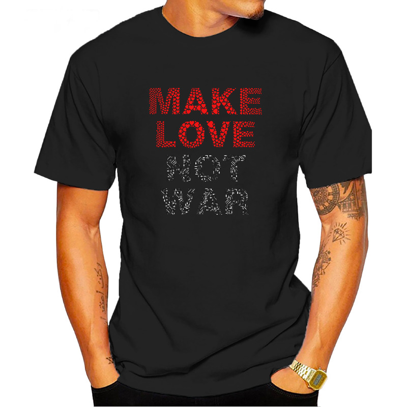 UTSY0109901, Scubapromo, Make Love Not Var, Baskılı Unisex Tişört