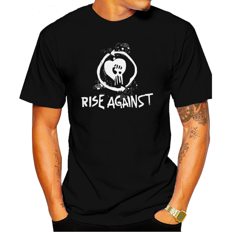 UTSY0131401, ORGANİKSE, Rise Against, Baskılı Unisex Tişört