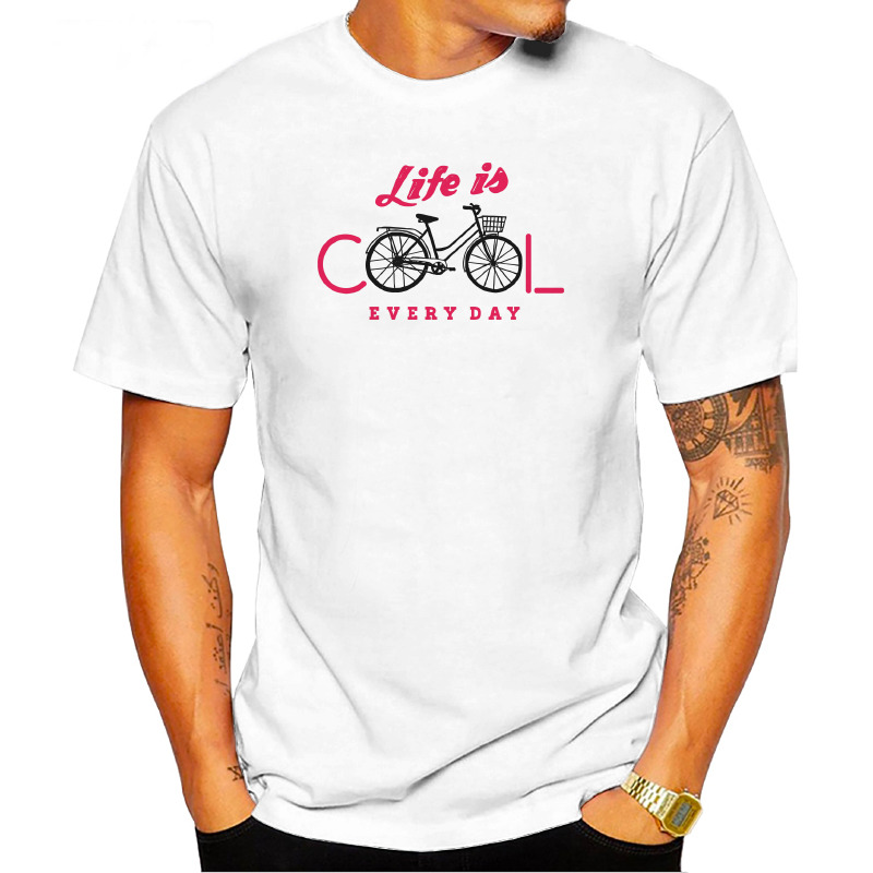 UTSY0141306, Scubapromo, Life Is Cool Everday, Baskılı Unisex Tişört