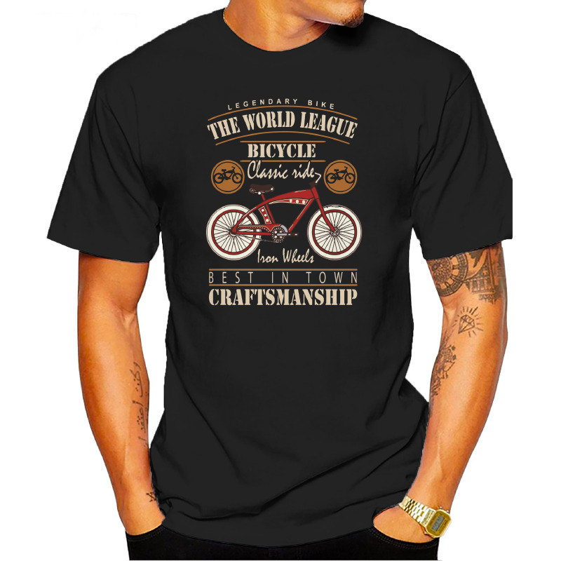 UTSY0150001, ORGANİCSE, Legandry Bike The Word League, Baskılı Unisex Tişört
