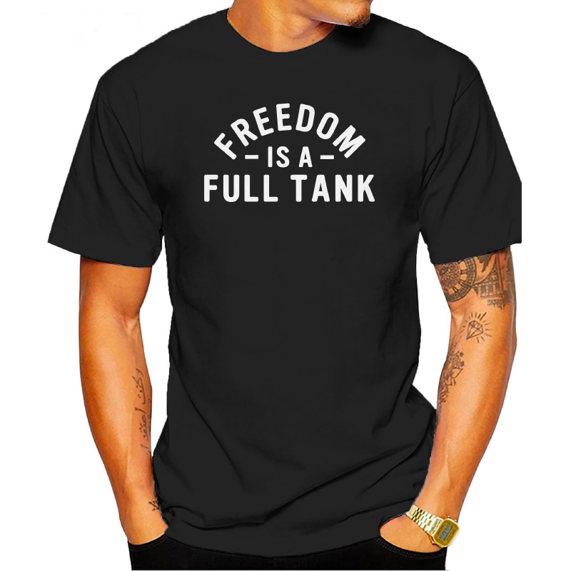 UTSY0158301, ORGANİKSE, Freesom Is A Full Tank, Baskılı Unisex Tişört