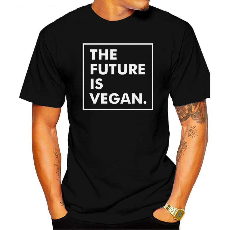 UTSY0164501, ORGANİCSE, The Future Is Vegan, Baskılı Unisex Tişört