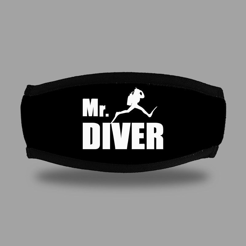 MSBD0204201, SCUBAPROMO, Mr Diver, Baskılı Maske Bandı