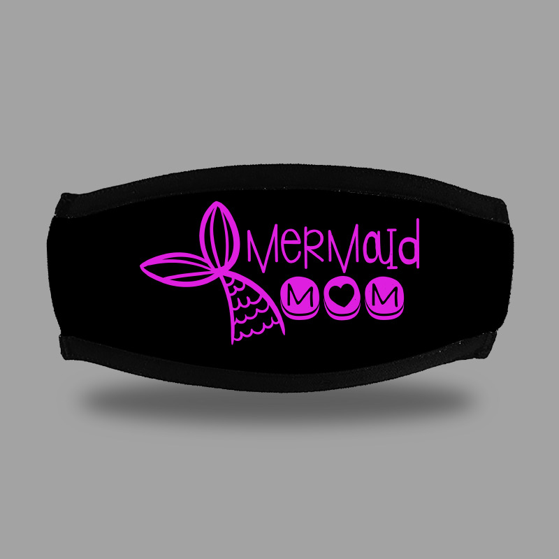 MSBD0205301, SCUBAPROMO, Mermaid Mom, Baskılı Maske Bandı