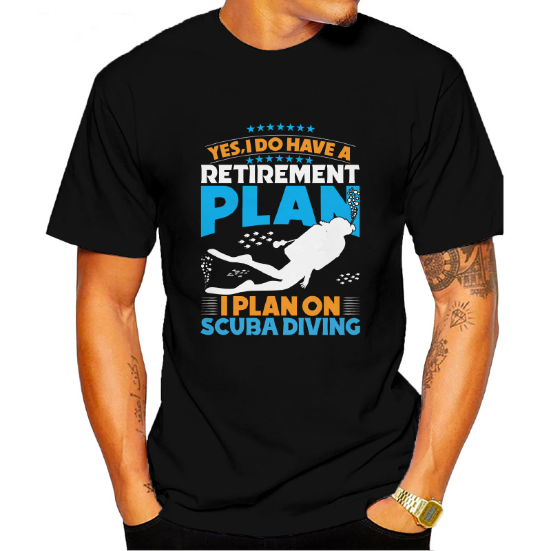 UTSD0033801, Scubapromo, I Plan On Scuba Diving, Baskılı Unisex Tişört