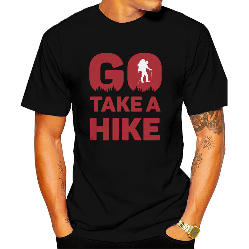 UTSQ0013001, ORGANİCSE, Go Take A Hike, Baskılı Unisex Tişört