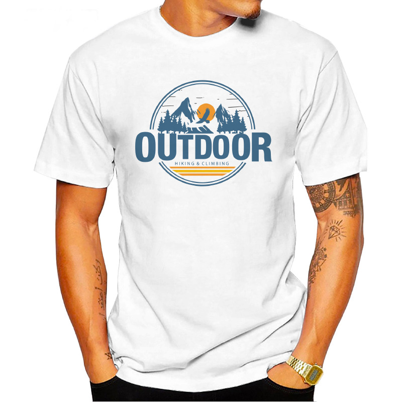 UTSQ0013806, ORGANİCSE, Outdoors, Baskılı Unisex Tişört